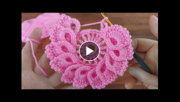 Wonderful Flower Pattern Crochet Description How to make eye catching crochet Tutorial for Beginn...