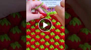Crochet Strawberry Stitch by Naztazia 