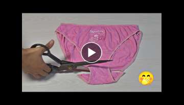Sew Your Own Underwear in 6 Minutes ll Easy Pant Sewing