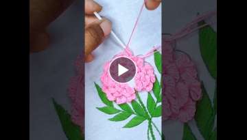 Excellent Flower Embroidery Work By Hand | Stitch Embroidery Designs